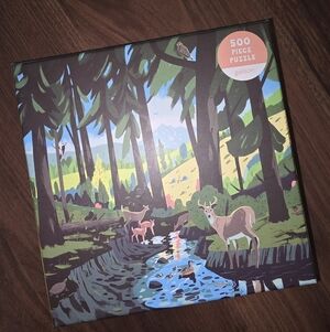 Galison Woodland Pass 500 Piece Puzzle